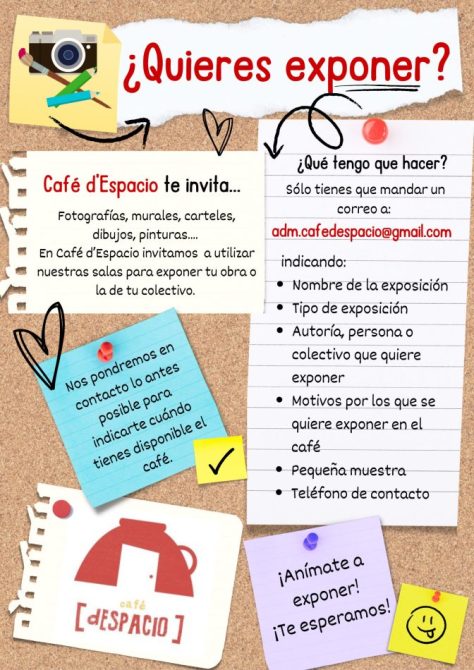 Instrucciones para organizar una exposición
